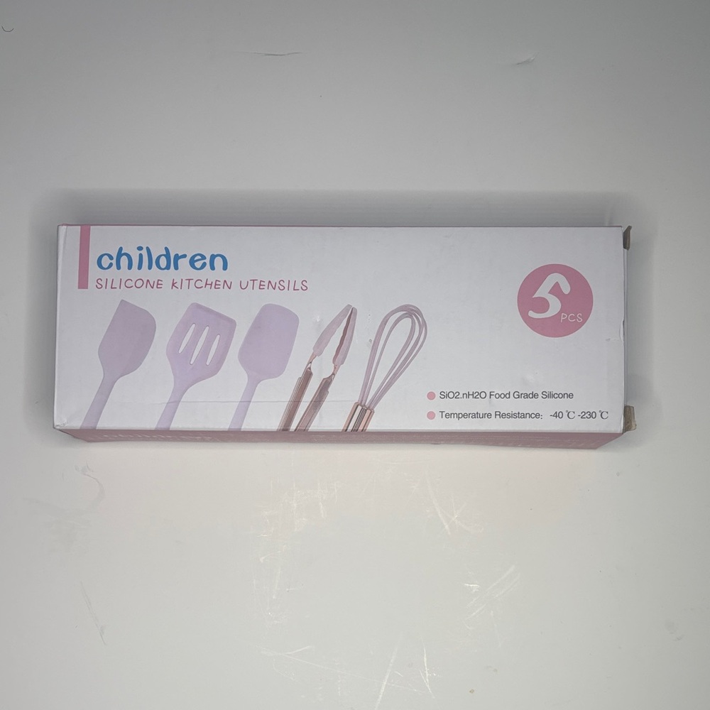 The Children's Place Light Pink Silicone Kids Utensil Set - 5 Pc